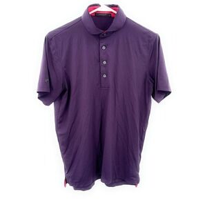 Greyson Men's Sz S Purple Golf Performance Polo Shirt
